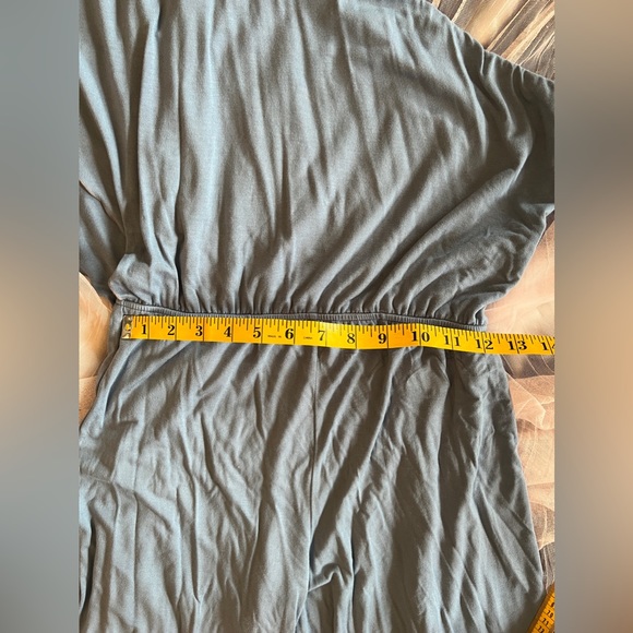 Zen Knits Comfy Cape One Shoulder Jumpsuit Size XS & XXS, Colors Black & Blue - Picture 13 of 14